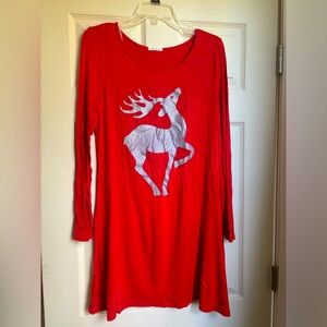 Reindeer Christmas tunic